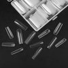 woshilaoDS 240 Pcs Clear Full Cover Nail Tips, Nail Tips for Acrylic Nails Professional, Coffin Nail Tips Fake Nails, False Ballerina French Acrylic Nail Tips Extension for Salon Manicure Home DIY