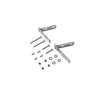Extreme Max 3005.3386 Replacement J-Hooks for Aluminum Pontoon/Dock Ladder