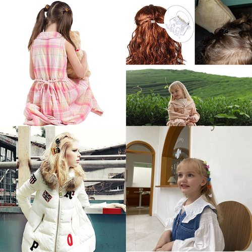 100 Pieces-Pack Mini Hair Claw Clips Plastic Claws Pins Clamps Small Jaw for Girls and Women Gifts (1.0cm brown)