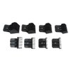 Set of 8 Replacement Guards, Clipper Combs Cutting 1/32" 1/8" 1/4" 3/8" 5/8" 7/8" 1" 11/4", by BLUE ELF for FX726 LoPROFX Trimmers