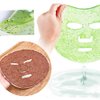 LEORX 2Pcs Face Mask Maker Plate Silicone Reusable Facemask Seaweed Mud Mask Making Mold Facial Care Makeup Tool for Women Lady