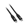 V7 V7UCC-1M-BLK-1N USB-C Cable 3' 24 Pin USB-C (M) to 24 Pin USB-C (M), Black