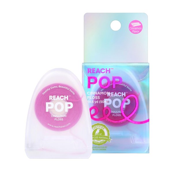 Reach POP Dental Floss 55YD | Cinnamon