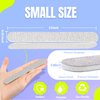 Disposable Zebra Nail Files 80/80 Grit 5 Inch Double Sided Emery Boards for Acrylic Nails Toenails Professional Manicure Pedicure Tools 50Pcs
