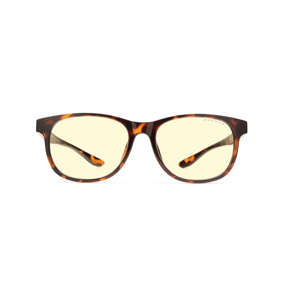 GUNNAR - Premium Gaming and Computer Glasses for Kids (age 12+) - Blocks 65% Blue Light - Rush, Tortoise, Amber Tint