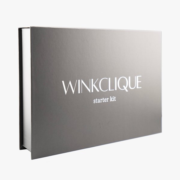 WinkClique Starter Kit - False Eyelash Complete Kit With Tools and 5 Lash Styles (Collection 01)