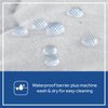 Sealy Baby 2-PACK Fitted Toddler Bed and Baby Crib Mattress Pad Cover Protector, Waterproof Crib Mattress Protector, Noiseless, Machine Washable and Dryer Friendly, 52" x 28" - White