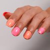 Ozzeal Coral Gel Polish Set,2 Pcs Light Coral Pink Orange Peach Gel Nail Polish Spring Summer Soak off LED UV Gel Nail Polish Art Starter Manicure Salon DIY Nail Gel Polish 0.5 Fl Oz