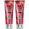 2 X Fiesta Sun Black Cherry Crush 236ml Sunbed Lotion Tanning Cream Fruity Sensations