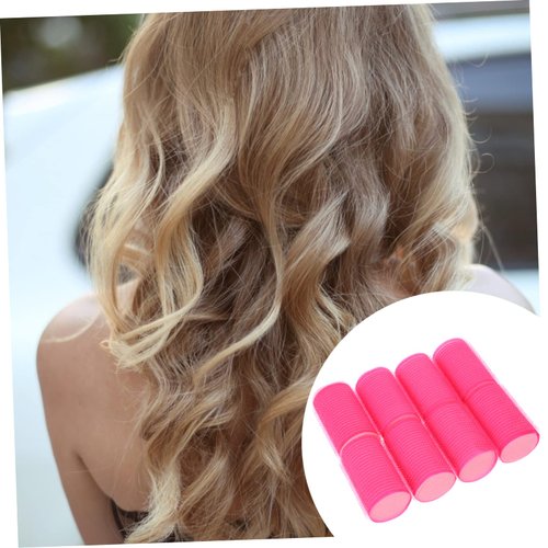 8pcs Hair Rollers for Volume Cling Hair Rollers Self Grip Hair Curlers Drawstring Cosmetic Pouch Automatic Hair Curler Hair Sponge Roller Curler Volume Short Hair Women's