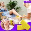 Disposable Foot Scrubber Sponge Pads Pedicure Pumice Stone for Feet Callus Remover Medium Coarse Yellow 40Pcs