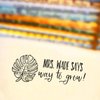 Custom Self-Inking Teacher Stamps | 49 Designs | Fun Phrases | Grading Made Easy | Classroom and Library Book Stamps (Way to Grow, Xtra Large)