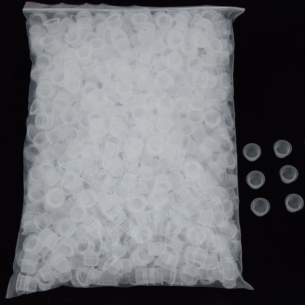 Ink Caps,1000pcs Disposable Tattoo Ink Caps Medium 13mm Tattoo Supplies for Tattoo Ink