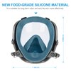 Reusable Respirator full Face Gas Cover, Organic Vapor Mask and Anti-fog, for Painting, mechanical polishing, logging, welding, Against Dust, Staining, Sanding & Cutting