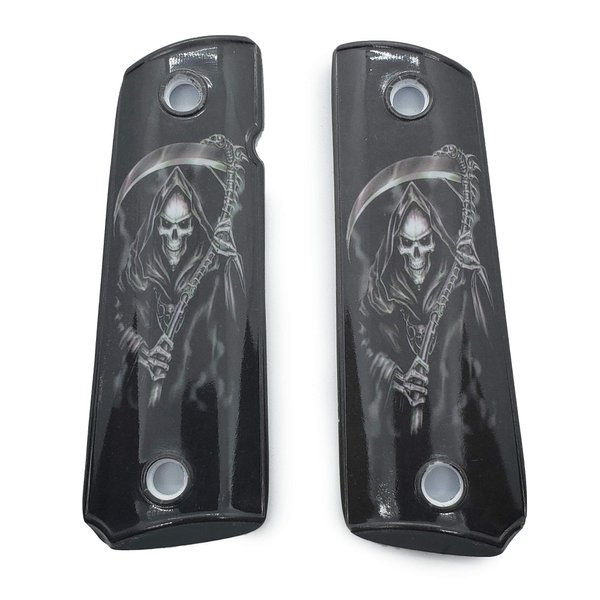 Art 1911 Grips Full Size for Colt Rock Island Springfield Taurus & Clones Grim Reaper Grips