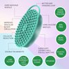 Avilana Exfoliating Silicone Body Scrubber Easy to Clean, Lathers Well, Long Lasting, and More Hygienic Than Traditional Loofah