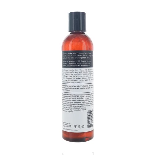 Dr. Yates MD - Hydrating Shampoo, Hydrates Hair and Supports Fuller, Thicker Hair (8 Fl Oz)