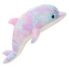 LVPU Dolphin Stuffed Animals Plush Pillow Super Soft Sea Animal Plush Toys Dolls, Stuffed Animal, Plush Toy, Gifts for Kids, Sea Critters（Purple Orchid-27 Inches