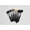 Sigma Beauty Professional F10 Powder synthetic Face Makeup Brush SigmaTech® fibers for Blending Foundation and Loose Powder Makeup