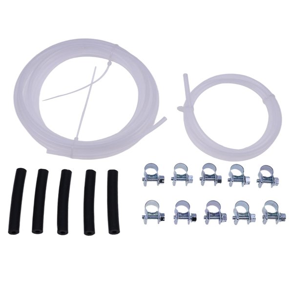 ZTUOAUMA 4mm Fuel Pipe Hose Line Clip Kit 89031118 with Clips Compatible with Webasto Eberspacher Diesel Heater