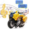 Die Cast Toy Motorcycle Model - Pull Back Vehicles with Sounds and Lights, Motorcycle Toys for Kids 3-9, for Youngsters who are into Collectible Scaled Cars and Motorcycles (Yellow)