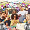 Abeillo 22 Inch Roller Skate Balloon Set - Disco Ball Balloons Boombox Balloon Foil Balloons 80s 90s Retro Balloon for Disco Dance Party Hip Hop Theme Birthday Party