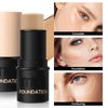 AFGHOUZ Matte Foundation Stick, Cream Face Foundation Concealer Makeup Stick, Waterproof Base Makeup for Women, Natural Finish