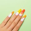 AIMEILI Neon Gel Nail Polish Set Summer Nails Gel Neon Orange Hot Pink Blue Yellow Green Purple Gel Polish 12 Colors Soak Off Led Gel Nail Kit Nails Nail Art Manicure Kit Set 23