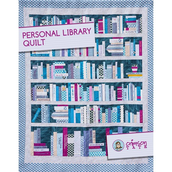 Crimson Tate Personal Library Quilt Pattern