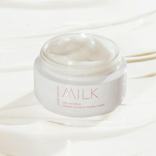 Josie Maran Argan Milk Intense Hydration Body Care Set - Hydrating Body Serum + Night Cream with a Lightweight Texture - Fast-Absorbing Skin Care Set with 100% Pure Argan Oil (2 Piece Set)