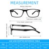 DONGDI Blue Light Blocking Reading Glasses 4 Pack Computer Readers for Women Men,Anti Glare UV Ray Filter Eyeglasses +0.75