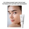 Sane Eye Cream for Dark Circles and Puffiness Treatment with Caffeine and Niacinamide - 0.68 fl oz, Hydrating Eye Cream for Dark Circles, Mornings without Puffiness