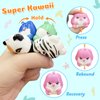 24 Pcs Party Favors Filled Squishy Toys Slow Rising Squishies Toys Easter Eggs Kawaii Animal Stress Relief Toys for Kids Boys Girls Birthday Easter Goody Bags Class Prizes Pinata Fillers