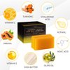 VALITIC Turmeric & Papaya Soap Bar - Dark Spot Corrector - Original Japanese Complex - Vitamin C, Retinol & Collagen - Hyaluronic Acid, Vitamin E, Shea Butter & Castile Olive Oil - 2 Pack