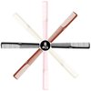 Feewala Combs Set, Classic Hair Comb, Fine and Wide Teeth, For Hairdressing, Grooming, Detangling, Sectioning, Teasing, 7 Inches, 4 Colors and 8 Pieces