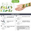 Generic Alligator Temporary Tattoos Crocodile Birthday Party Supplies Favors Decorations Super Cute 96PCS Fake Tattoos Stickers for Boys Girls School Classroom Rewards Gifts Ideal