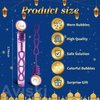 40Pcs Eid/Ramadan Mubarak Bubble Wands, Mini Bubble Wands for Eid Party Favors, Islamic Gift Toys for Girls Boys Kids Toddler Adults, Party Bag Stuffers Goodie Bag Filler, Classroom Prizes
