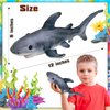 Madzee Plush Realistic Shark Stuffed Animal Toy 12 inches, Soft Plushie Christmas Birthday Gifts for Boys Girls Kids Toddlers