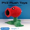 Dyharnsty 4Pcs Plants vs Zombies Plush Toys Peashooter Soft Figure Doll, Plants vs Zombies Toys PVZ Plush Plants 1 2 Set