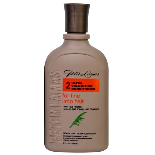 Peter Lamas Ultra Volumizing Conditioner | Softens Fine, Limp Hair with Rice Water and B-Vitamins | Vegan, Paraben, Sulfate-Free