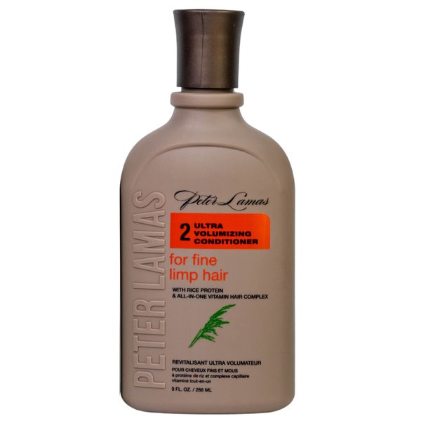 Peter Lamas Ultra Volumizing Conditioner | Softens Fine, Limp Hair with Rice Water and B-Vitamins | Vegan, Paraben, Sulfate-Free