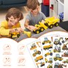 Excavator Temporary Tattoos for Kids,10 Sheets Construction Truck Engineering Vehicle Fake Tattoo Stickers Waterproof Cartoon Car Themed Tattoos for Boys Girls Kids Party Supplies