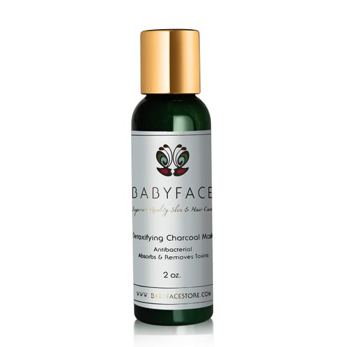 Babyface Acne Relief Clarifying Sulfur Creme Mask, Active Charcoal, Hyaluronic Acid, Niacinamide B3, Aloe Vera, B5, Vitamin C, Green Tea, Salicylic Acid