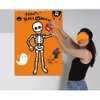 Happy Storm Halloween Party Games Pin The Bow Tie on The Mr. Bones Game Halloween Party Supplies Favors for Kids Halloween Pin Game with 24 Bow Tie Reusable Stickers
