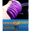 HAKPTRN 12 Pack Car Cleaning Gel, Putty Cleaner for Cars and Keyboard Leather Sofa Car Vent Automotive Dust Car Crevice/Car Accessories for Women Purple 840g
