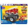 MEGA Hot Wheels Monster Trucks Toy Car Building Set, HW 5-Alaram Fire Truck with 284 Pieces, 1 Micro Action Figure Driver, Red, Kids Age 5+ Years