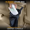 EcoNour Car Trash Can (2 Pack) | Car Trash Bag Hanging with Elastic Opening & Easy Mount | Car Garbage Can with Waterproof Oxford Material | Cute Car Accessories for Camping, Traveling & Outdoor
