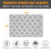 Ironing Mat, Portable Ironing Pad, 28 x 24 inch Ironing Mat for Table Top of Washer, Dryer, Table Top, Countertop, Silincoe Coating and Scorch Resistant