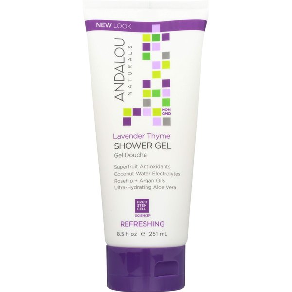 Andalou Naturals, Shower Gel Lavender Thyme Refreshing, 8.5 Fl Oz