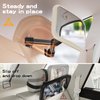 TAZENI Baby Car Mirror for Baby Hook Clip Design Shake Baby Mirror for Car Seat Mirror Rear Facing Never Shake Easy Install Back Seat Mirror for Baby Crystal Clear View ShatterProof Tested White